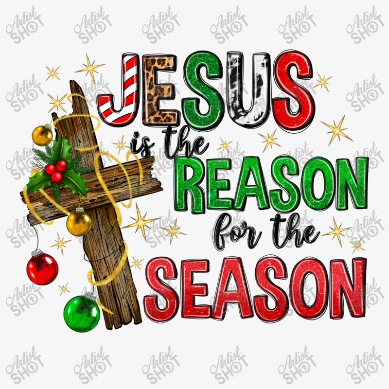 Jesus Is The Reason For The Season Ladies Fitted T-Shirt 5 Jesus Is The Reason For The Season Ladies Fitted T-Shirt - Image 5