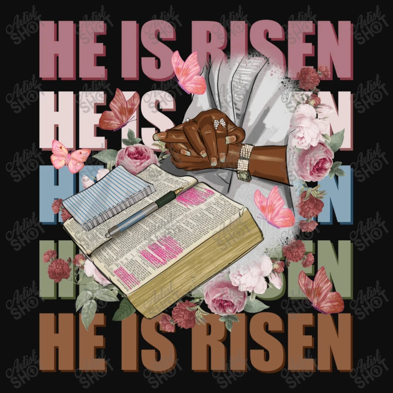 He Is Risen Praying Hands Crop Top 3 He Is Risen Praying Hands Crop Top - Image 3