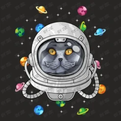 British Shorthair Astronaut Deep In Space Cosmic U Ladies Fitted T-Shirt -TeeMuse Store d.2526185520.25068416.s3.1 272624 Wml6 800x800 1
