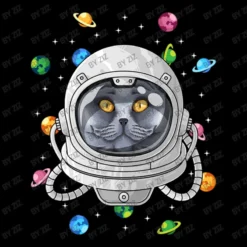 British Shorthair Astronaut Deep In Space Cosmic U Women's V-Neck T-Shirt -TeeMuse Store d.2526185531.25068416.s3.1 000000 Wml6 800x800 1