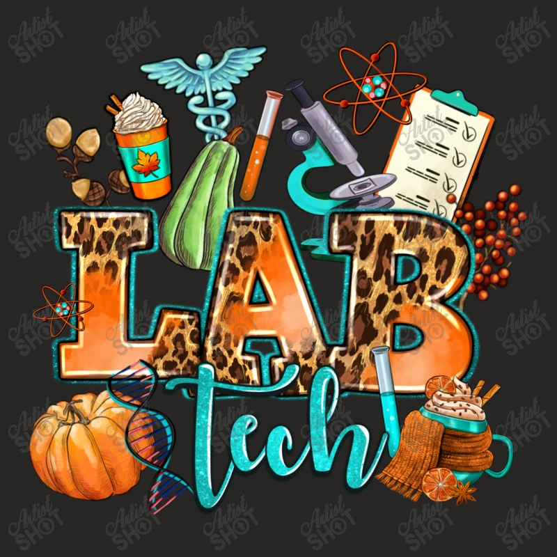 Lab Tech Fall Ladies Fitted T-Shirt 5 Lab Tech Fall Ladies Fitted T-Shirt - Image 5
