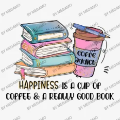 Happiness Is A Cup Of Coffee & A Really Ladies Fitted T-Shirt -TeeMuse Store d.2526403480.25089347.s3.1 f6f6f6 TUVHQU1P 800x800 1