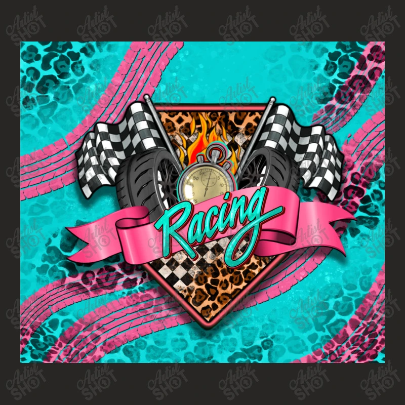 Racing Pink Ladies Fitted T-Shirt 5 Racing Pink Ladies Fitted T-Shirt - Image 5