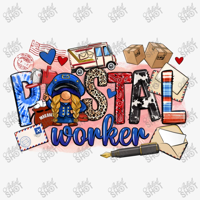 Postal Worker Ladies Fitted T-Shirt 5 Postal Worker Ladies Fitted T-Shirt - Image 5