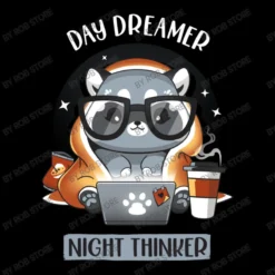 Nocturnal Personality Women's V-Neck T-Shirt -TeeMuse Store d.2526602453.25067324.s3.1 000000 Um9iIFN0b3Jl 800x800 1