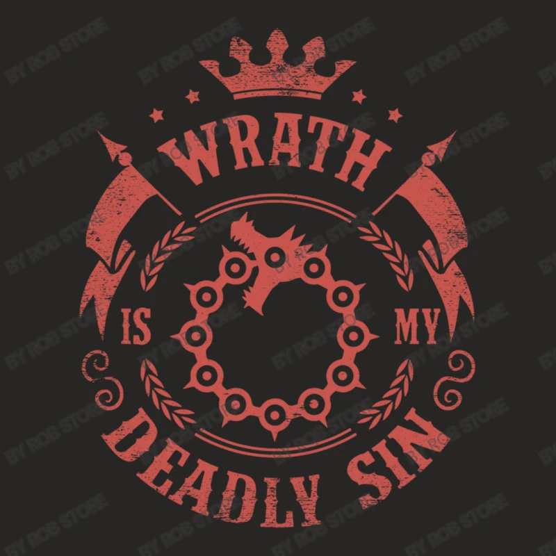 Wrath Is My Deadly Sin Ladies Fitted T-Shirt 5 Wrath Is My Deadly Sin Ladies Fitted T-Shirt - Image 5