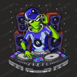 Alien Music Dj Ladies Fitted T-Shirt -TeeMuse Store d.2526615527.25069077.s3.1 272624 Um9iIFN0b3Jl 800x800 1