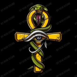 Egyptian Ankh Cross Eye Of Horus Symbol Women's V-Neck T-Shirt -TeeMuse Store d.2526628304.25074016.s3.1 000000 Um9iIFN0b3Jl 800x800 1