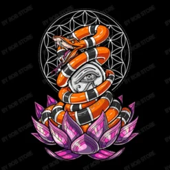 Eye Of Horus Lotus Flower Of Life Snake Symbol Women's V-Neck T-Shirt -TeeMuse Store d.2526634900.25076664.s3.1 000000 Um9iIFN0b3Jl 800x800 1