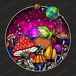 Magic Mushrooms Psilocybin Psychedelic Frog Ladies Fitted T-Shirt -TeeMuse Store d.2526648189.25082860.s3.1 272624 Um9iIFN0b3Jl 800x800 1