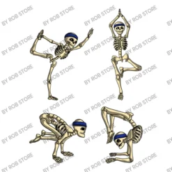 Skeleton Yoga Women's V-Neck T-Shirt -TeeMuse Store d.2526660649.25088769.s3.1 ffffff Um9iIFN0b3Jl 800x800 1