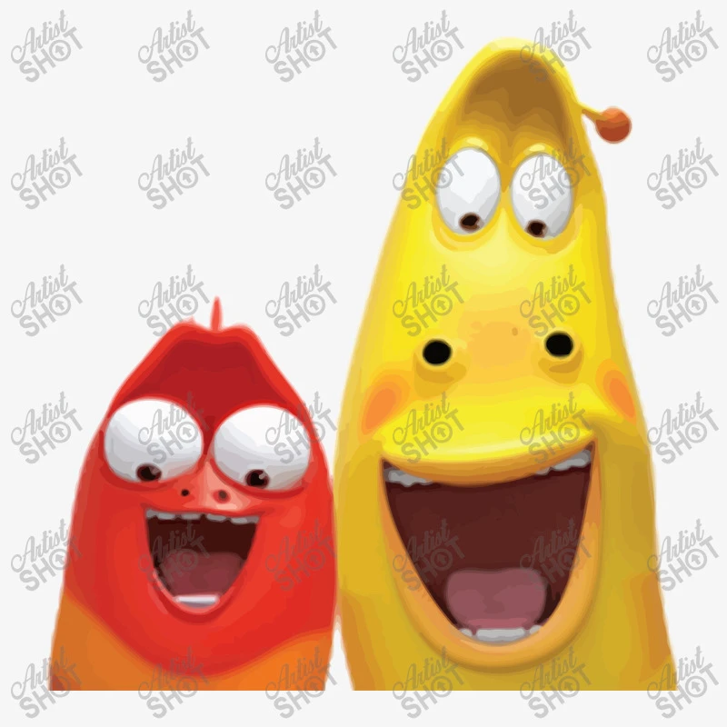 Larva Character Ladies Fitted T-Shirt 5 Larva Character Ladies Fitted T-Shirt - Image 5