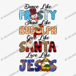 Dance Like Frosty Shine Like Rudolph Give Like Ladies Fitted T-Shirt -TeeMuse Store d.2526780367.25096772.s3.1 f6f6f6 TWFsaWFzU21hbGxCdXNpbmVzcw 800x800 1