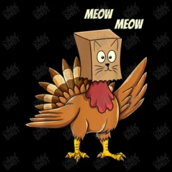 Thanksgiving Turkey Cat Meow Women's V-Neck T-Shirt -TeeMuse Store d.2526802536.25097232.s3.1 000000 YXJ0aXN0c2hvdA 800x800 1
