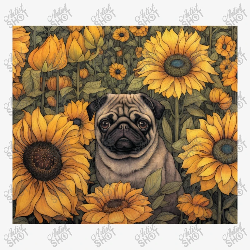 Pug Ladies Fitted T-Shirt 5 Pug Ladies Fitted T-Shirt - Image 5