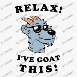 Relax I Ve Goat This Ladies Fitted T-Shirt -TeeMuse Store d.2526865503.25081701.s3.1 f6f6f6 VG9tQXJ0 800x800 1