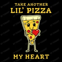 Take Another Lil Pizza My Heart Women's V-Neck T-Shirt -TeeMuse Store d.2526886410.25091481.s3.1 000000 VG9tQXJ0 800x800 1