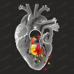 Keyhole Flower Heart Vintage Collage Ladies Fitted T-Shirt 9 Keyhole Flower Heart Vintage Collage Ladies Fitted T-Shirt -TeeMuse Store d.2526903445.25068477.s3.1 272624 SmVvcmdl 800x800 1