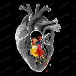 Keyhole Flower Heart Vintage Collage Women's V-Neck T-Shirt 9 Keyhole Flower Heart Vintage Collage Women's V-Neck T-Shirt -TeeMuse Store d.2526903456.25068477.s3.1 000000 SmVvcmdl 800x800 1