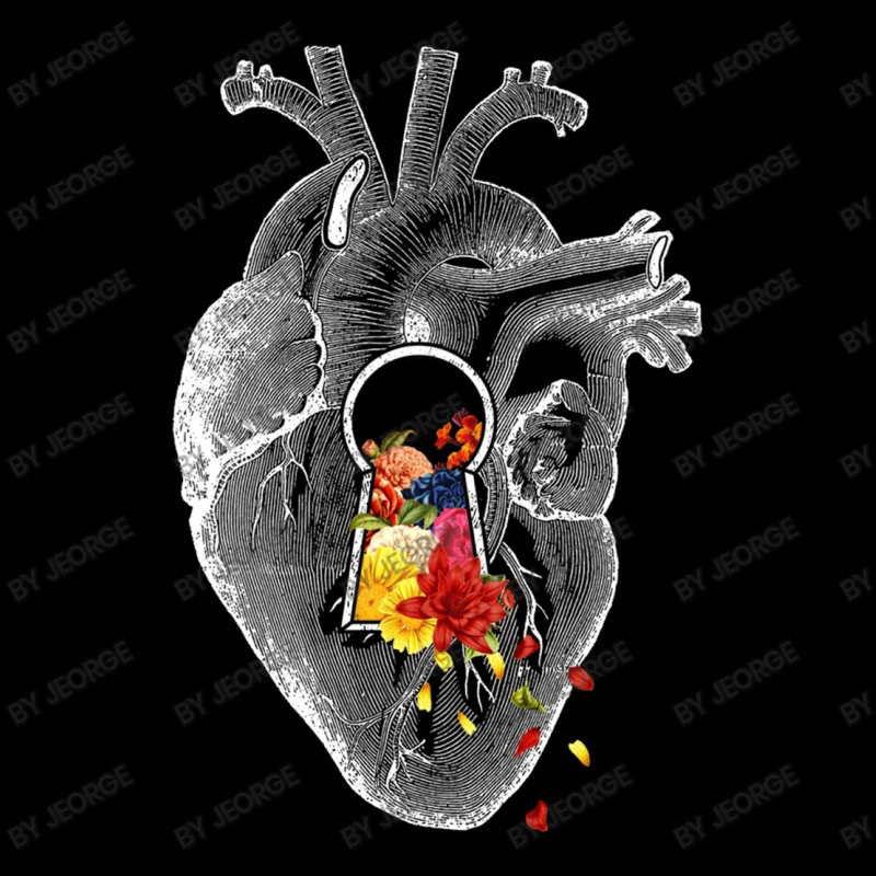 Keyhole Flower Heart Vintage Collage Women's V-Neck T-Shirt 5 Keyhole Flower Heart Vintage Collage Women's V-Neck T-Shirt - Image 5