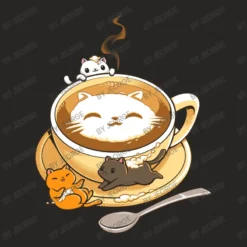 Latte Cat Ladies Fitted T-Shirt 9 Latte Cat Ladies Fitted T-Shirt -TeeMuse Store d.2526903570.25068494.s3.1 272624 SmVvcmdl 800x800 1