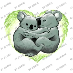 Koala Heart Women's V-Neck T-Shirt -TeeMuse Store d.2526903709.25068492.s3.1 ffffff SmVvcmdl 800x800 1