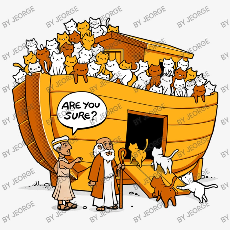 Noah S Ark Cat All Over Women's T-shirt 5 Noah S Ark Cat All Over Women's T-shirt - Image 5