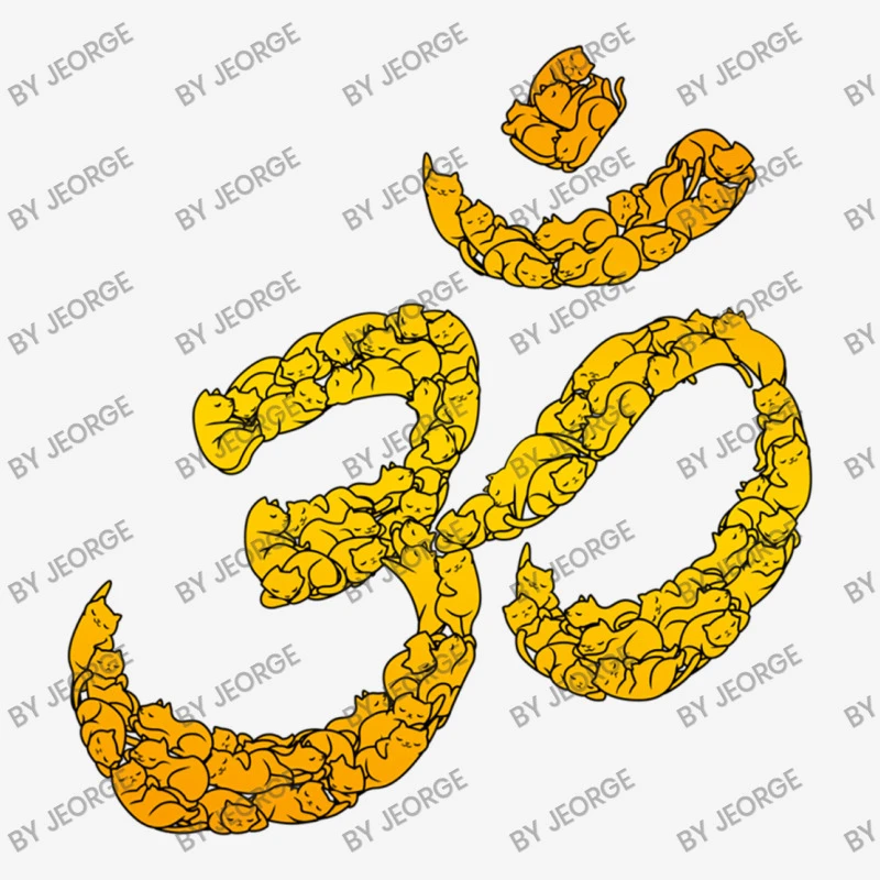 Om Cat All Over Women's T-shirt 5 Om Cat All Over Women's T-shirt - Image 5