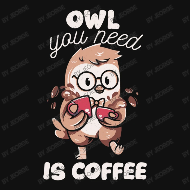 Owl You Need Is Coffee All Over Women's T-shirt 5 Owl You Need Is Coffee All Over Women's T-shirt - Image 5