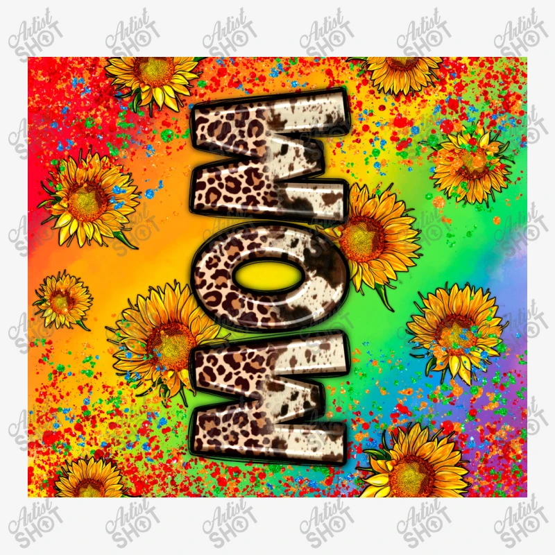 Mom Rainbow Sunflower All Over Women's T-shirt 5 Mom Rainbow Sunflower All Over Women's T-shirt - Image 5