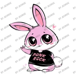 Punk Rock Bunny Crop Top 5 Punk Rock Bunny Crop Top -TeeMuse Store d.2526942581.25085287.s3.1 ffffff SmVvcmdl 800x800 1