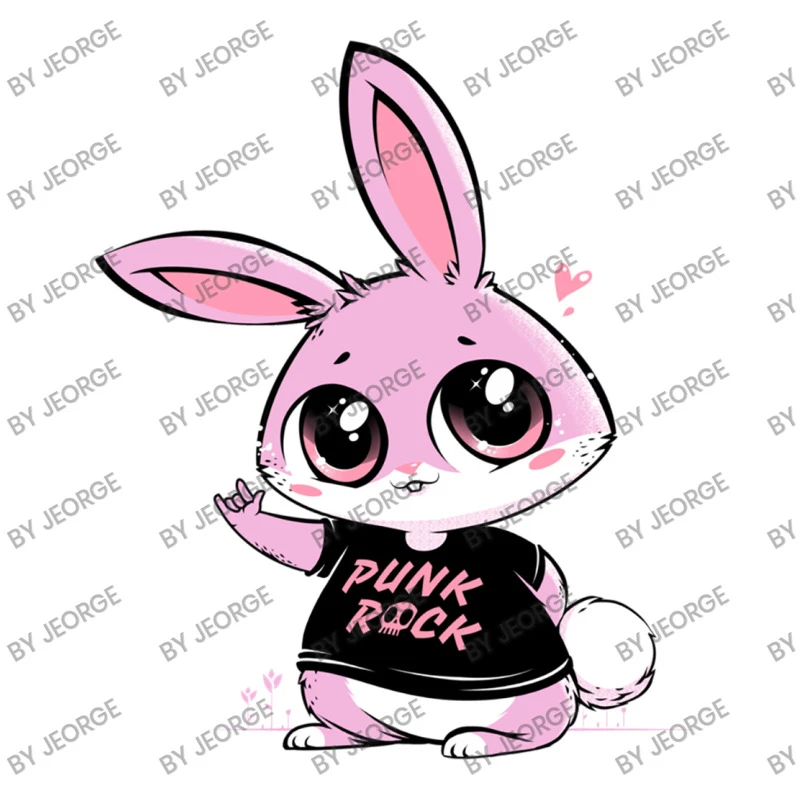Punk Rock Bunny Crop Top 3 Punk Rock Bunny Crop Top - Image 3