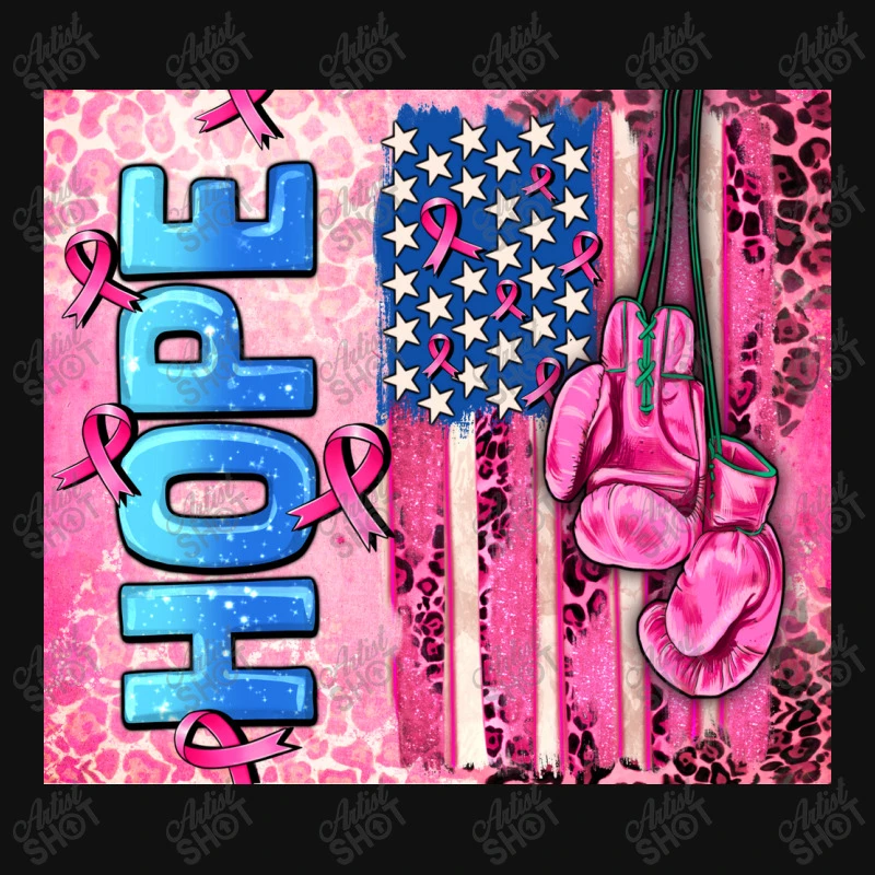 Hope Breast Cancer And American Flag All Over Women's T-shirt 5 Hope Breast Cancer And American Flag All Over Women's T-shirt - Image 5