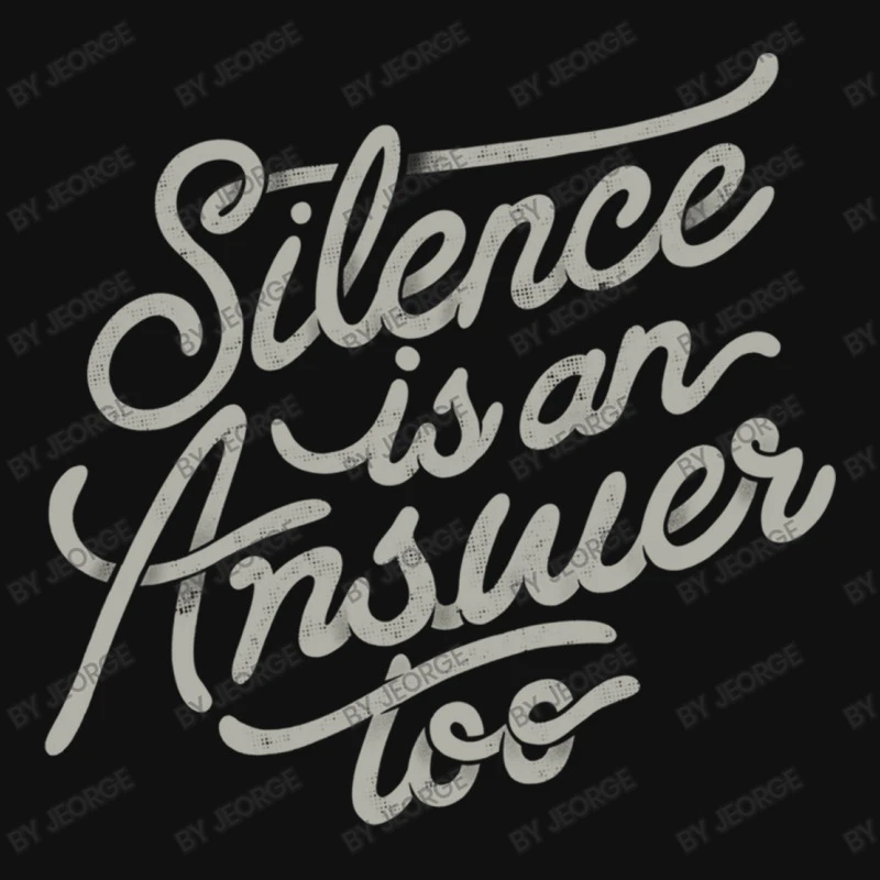 Silence Is An Answer Too All Over Women's T-shirt 5 Silence Is An Answer Too All Over Women's T-shirt - Image 5