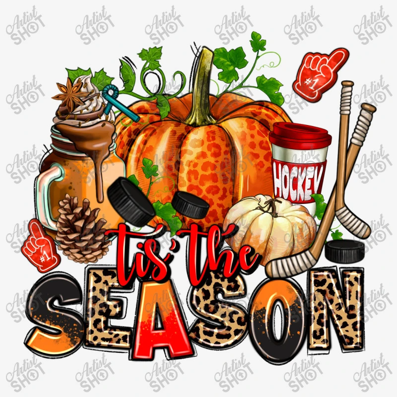 Fall And Hockey Tis The Season All Over Women's T-shirt 5 Fall And Hockey Tis The Season All Over Women's T-shirt - Image 5