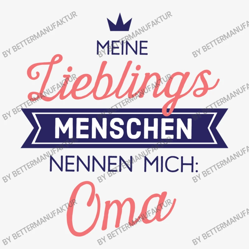 Meine Lieblingsmenschen Nennen Mich Oma Ladies Fitted T-Shirt 5 Meine Lieblingsmenschen Nennen Mich Oma Ladies Fitted T-Shirt - Image 5