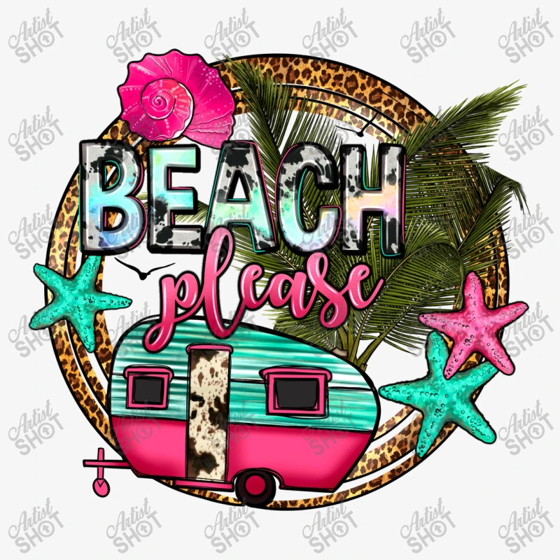 Beach Please Ladies Fitted T-Shirt 5 Beach Please Ladies Fitted T-Shirt - Image 5