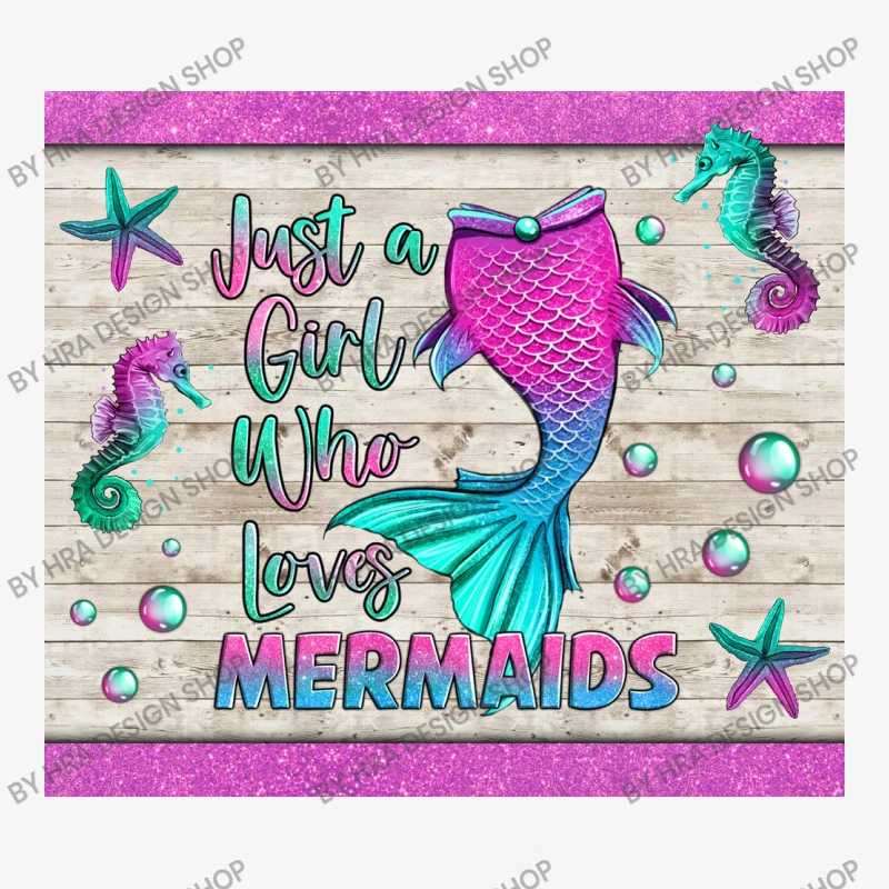 Just A Girl Who Loves Mermaid Ladies Fitted T-Shirt 5 Just A Girl Who Loves Mermaid Ladies Fitted T-Shirt - Image 5