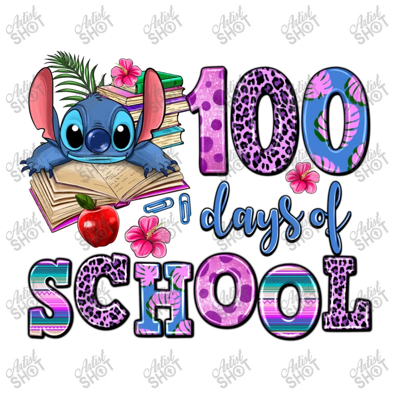 100 Days Of School Crop Top 3 100 Days Of School Crop Top - Image 3