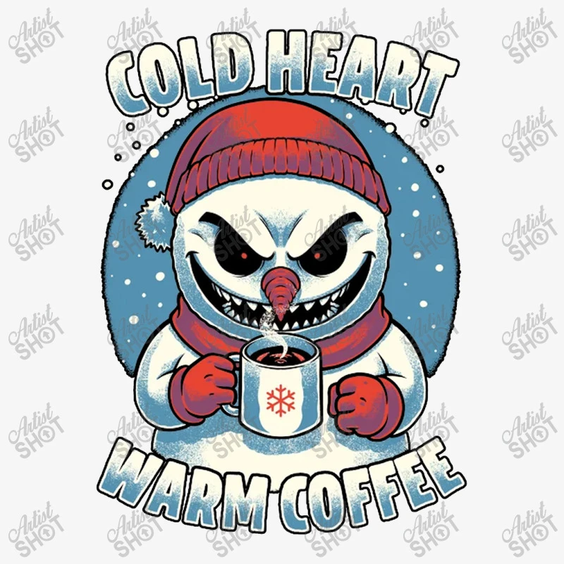 Snowman Evil Coffee Ladies Fitted T-Shirt 5 Snowman Evil Coffee Ladies Fitted T-Shirt - Image 5