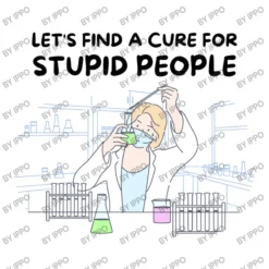 A Cure For Stupid People Women's V-Neck T-Shirt -TeeMuse Store d.2527096283.25102242.s3.1 ffffff SXBwbw 800x800 1