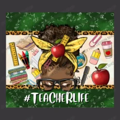 Afro Messy Bun Teacher Life Ladies Curvy T-Shirt -TeeMuse Store d.2527101360.25097419.s3.1 39373a SFJBIERlc2lnbiBTaG9w 800x800 1