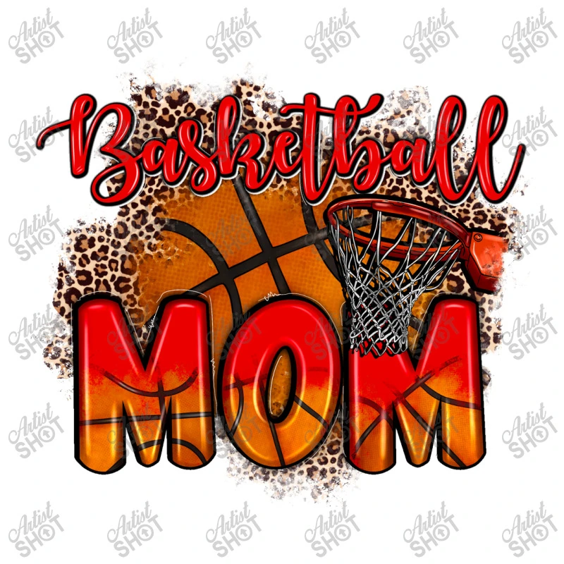 Basketball Mom Red Women's V-Neck T-Shirt 5 Basketball Mom Red Women's V-Neck T-Shirt - Image 5