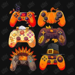 Thanksgiving Fall Gaming Controllers All Over Women's T-shirt -TeeMuse Store d.2527170385.25103420.s3.1 111111 YXJ0aXN0c2hvdA 800x800 1