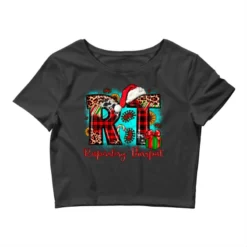 Christmas Rt Respiratory Therapist Crop Top