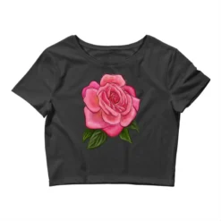 Queen Of Elegance Rose Crop Top