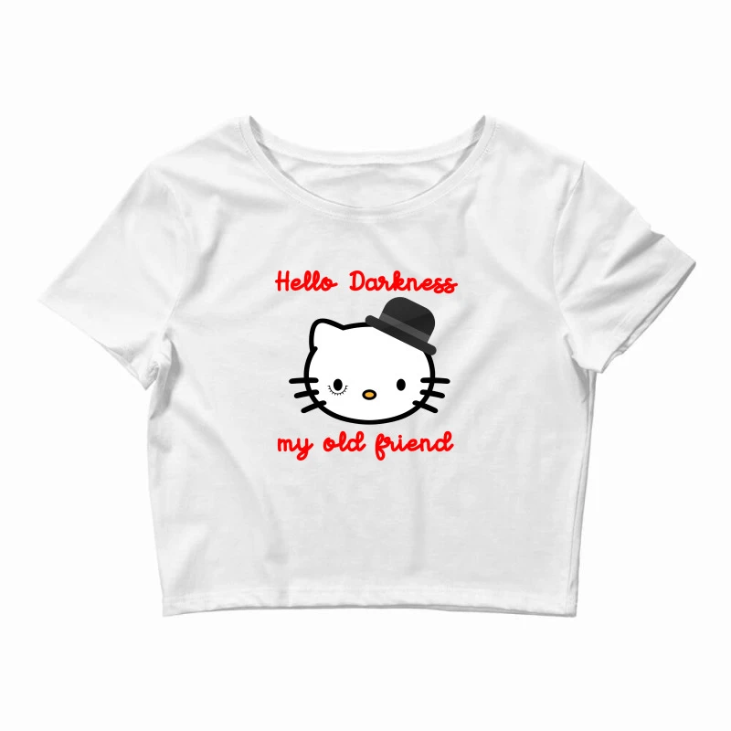 Gothic Kitty Crop Top 1 Gothic Kitty Crop Top