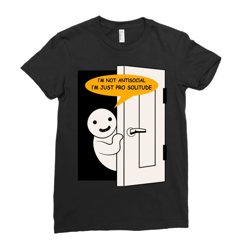 Introvert Ladies Fitted T-Shirt 3 Introvert Ladies Fitted T-Shirt - Image 3