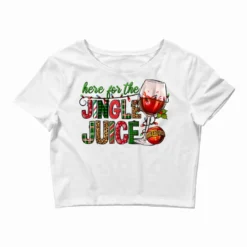 Here For The Jingle Juice Crop Top