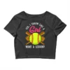 Yes I Throw Like A Girl Want A Lesson Softball Crop Top